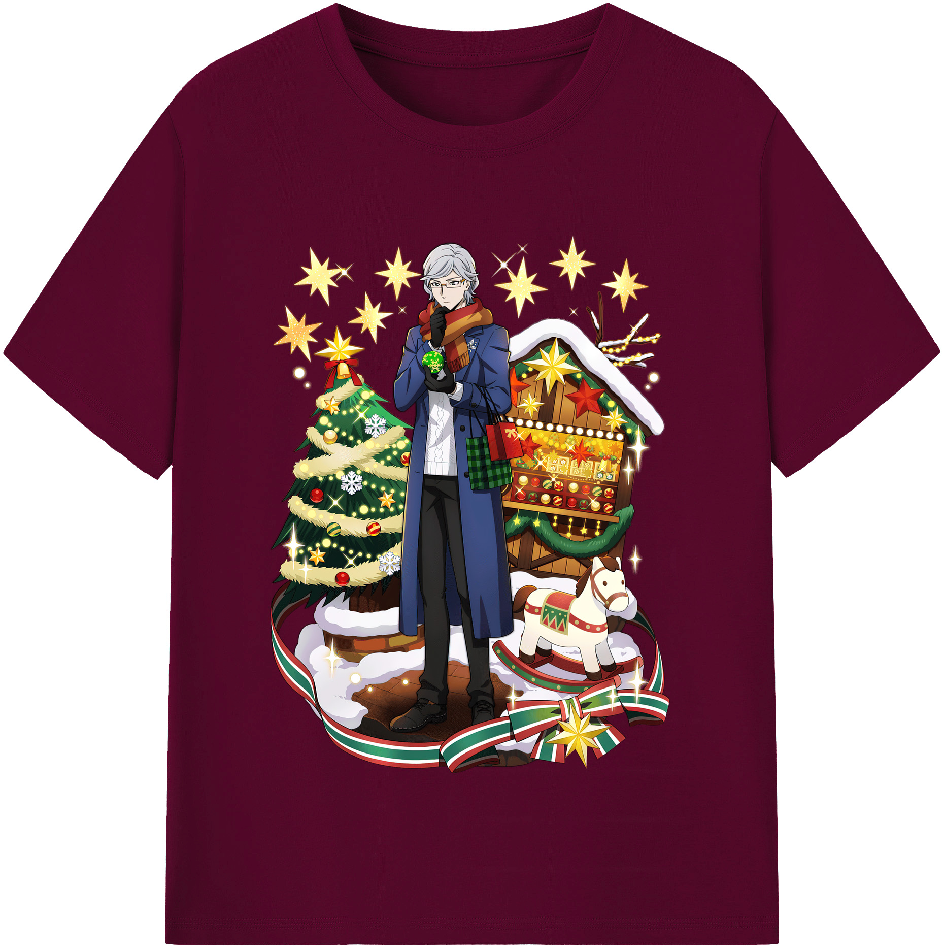 （画像用） 文豪ストレイドッグス Bungo Stray Dogs レディースカジュアルプリントTシャツ（綿100％）